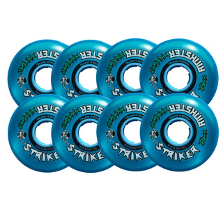 Rink Rat Roller Hockey Wheels Rinkster Striker 76mm XXX Grip Blue 8-Pack