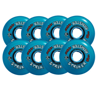 Rink Rat Roller Hockey Wheels Rinkster Striker 80mm XX Grip Blue 8-Pack
