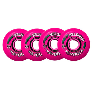 Rink Rat Roller Hockey Wheels Rinkster Maverick 76mm XXX Grip Pink 4-Pack