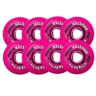 Rink Rat Roller Hockey Wheels Rinkster Maverick 76mm XXX Grip Pink 8-Pack