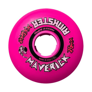 Rink Rat Roller Hockey Wheels Rinkster Maverick 76mm XX Grip Pink 4-Pack
