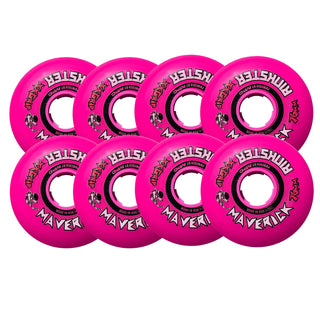 Rink Rat Roller Hockey Wheels Rinkster Maverick 76mm XX Grip Pink 8-Pack