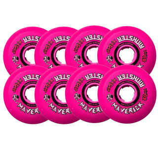 Rink Rat Roller Hockey Wheels Rinkster Maverick 80mm XX Grip Pink 8-Pack