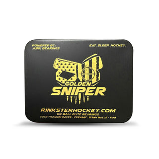 Rinkster Roller Hockey Bearings Golden Sniper 6Si3N4 Set of 16