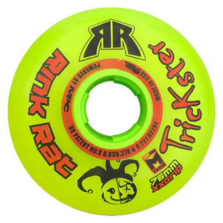 Rink Rat Roller Hockey Wheels - Trickster XX 76mm 79A Green/Red (4-Pack)