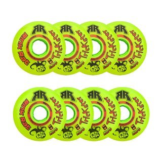 Rink Rat Roller Hockey Wheels - Trickster XX 76/80 HiLo 79A Green/Red (8-Pack)