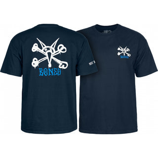 Powell Peralta Shirt Rat Bones Navy
