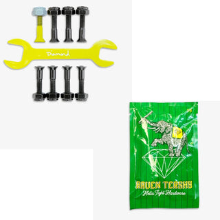 Diamond Supply Raven Tershy Hardware and Wrench Combo Black/Yellow 7/8" Allen