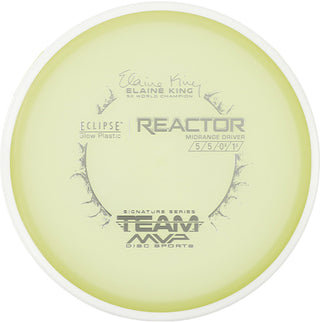 MVP Disc Golf Eclipse Reactor Elaine King Midrange White 176 grams