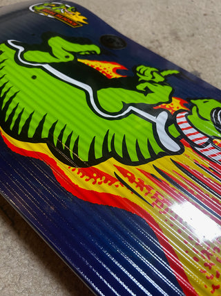 Real Skateboard Deck Grooved Slick Blue
