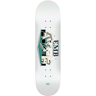 Real Skateboard Deck EMB White 8.25" x 32"
