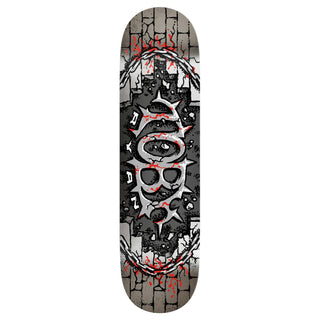 Real Skateboard Deck Toby Ryan Oval Silver 8.38" x 32.25"