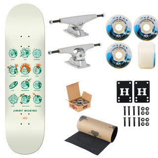 Real Premium Complete Skateboard Jimmy Wilkins How Are You 8.5" Ft. Krux/Satori/Independent