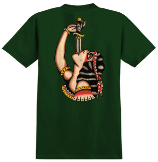 Real Skateboards Shirt Sword Swallower Forest
