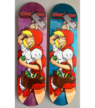 Hook Ups Skateboard Complete Red Riding Hood 8.5" x 32.25" Assorted Colors