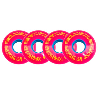 Revision Roller Hockey Wheels Indoor 59mm Clinger 74A Pink 4-Pack