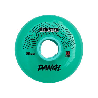 Rink Rat Roller Hockey Wheels Rinkster Dangl 80mm XX Grip Teal/Blue (Single)