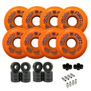 Rink Rat Roller Hockey Wheels Rinkster Street Outdoor X-Firm 68mm / 72mm Youth Hilo with Hybrid Ceramic Bearings