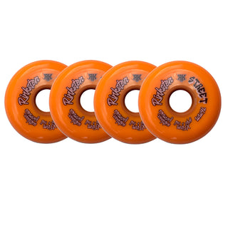 Rink Rat Roller Hockey Wheels Rinkster Street Outdoor X-Firm 76mm 4-Pack