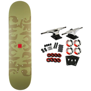 Chocolate Skateboard Complete Chris Roberts Ink Blot Twin Green 8.0" x 31.88"