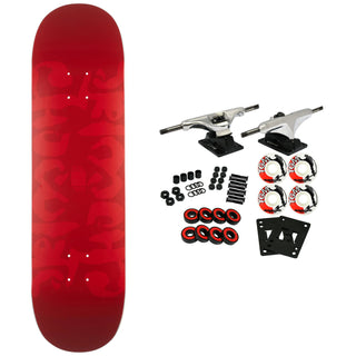 Chocolate Skateboard Complete Chris Roberts Ink Blot Twin Red 8.5" x 31.875"