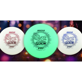 Innova Disc Golf Proto Glow DX Roc Midrange 4/4/0/3 Glow/Navy Shatter 180 grams