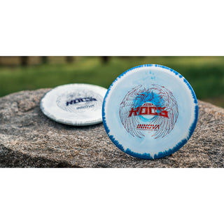 Innova Disc Golf Halo Star Roc3 Midrange Disc 5/4/0/3 White Pink/Rainbow 176 grams