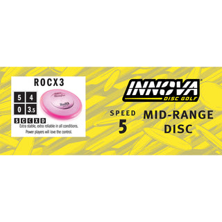 Innova Disc Golf Champion RocX3 Midrange Disc 5/4/0/3.5 - Choose Exact Disc