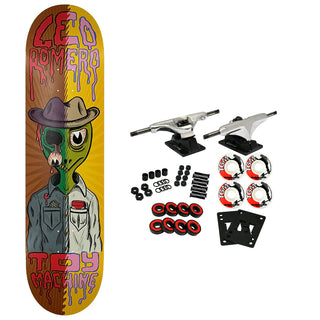 Toy Machine Skateboard Complete Romero Half N Half 8.25" x 31.75"