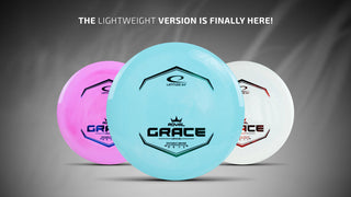 Latitude 64 Disc Golf Royal Grand Grace Distance Driver 11/6/-1/2 White/Gold 173 grams