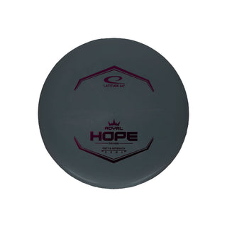 Latitude 64 Disc Golf Putter Royal Sense Hope 2/3/0/1 Dark Grey/Magenta 173 grams