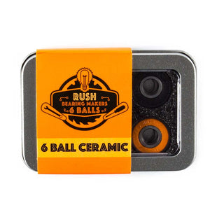 Rush Bearings Premium 6 Ball Ceramic - Set of 8