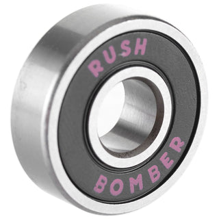 Rush Skateboard Bearings Titanium Coated Cherry Bombers with Spacers