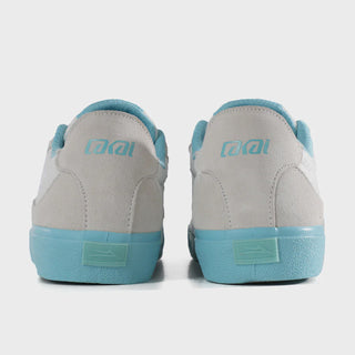 Lakai Skateboard Shoes Essex Elite White Suede Aqua