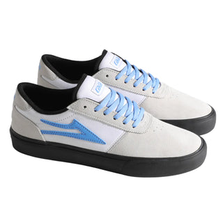Lakai Skateboard Shoes Manchester White Black Sky