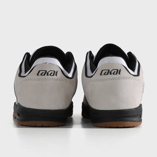 Lakai Skateboard Shoes Telford Low White Suede Cordura Black