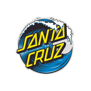 Santa Cruz Sticker Sticker Wave Dot Blue 3"