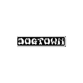 Dogtown Skateboards Sticker Bar Logo Black/White 4" x .75"