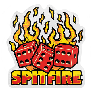 Spitfire Skateboard Hot Hand Sticker 4.5" x 4"
