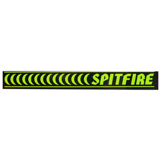 Spitfire Skateboard Barred Sticker Black/Green 8.75" x 1"