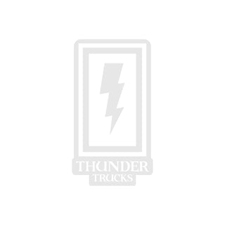 Thunder Skateboard Boxed Bolt Sticker White 3.25"