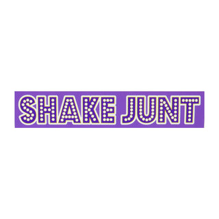 Shake Junt Skateboard Sticker Stretch Logo Pastel Purple 8" x 1.5"