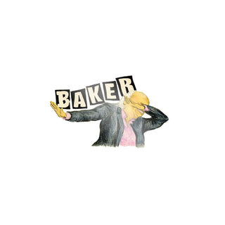 Baker Skateboard Sticker Tim Robinson I Think You Should Leave - You Flinch Paul 5.25" x 3.25"
