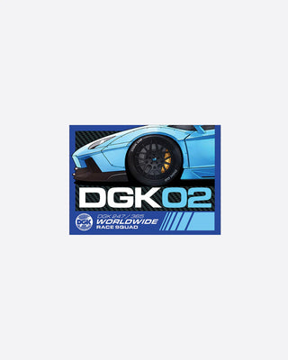 DGK Skateboards Sticker Turbo 4.25" x 3.5"