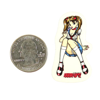 Hook Ups Skateboards Sticker - Mini Size - Popsicle 1" x 1.75"