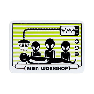 Alien Workshop Skateboards Sticker Abduction Green 5" x 3.5"