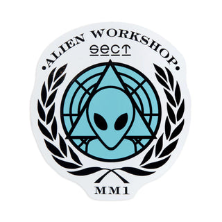 Alien Workshop Skateboards Sticker AWOL Blue 3.5" x 4"