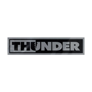 Thunder Skateboard Sticker Bolts Silver 5" x 1.2"