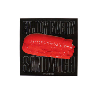 Quasi Skateboards Sticker Enjoi Every Sandwich Black/Red 3" x 3"
