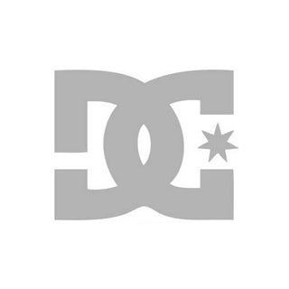 DC Skateboard Sticker 5" Logo White